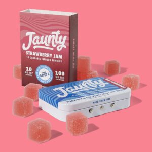 Strawberry Jam Solventless Live Rosin Gummies